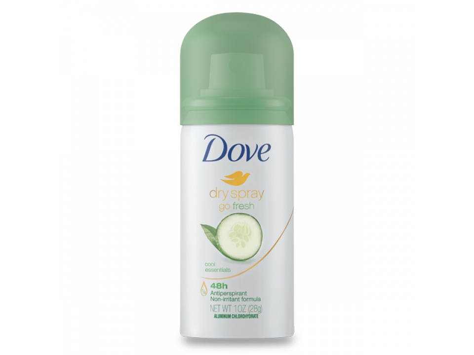 Free Dove Go Fresh Dry Spray Antiperspirant