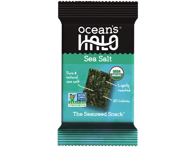 Free Ocean’s Halo 20-Pack Sea Salt Seaweed Snacks