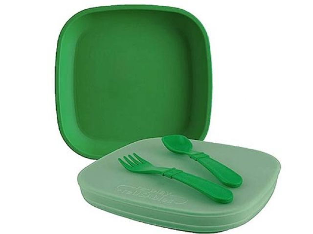 Free Green Big Kid Utensils Gift Set