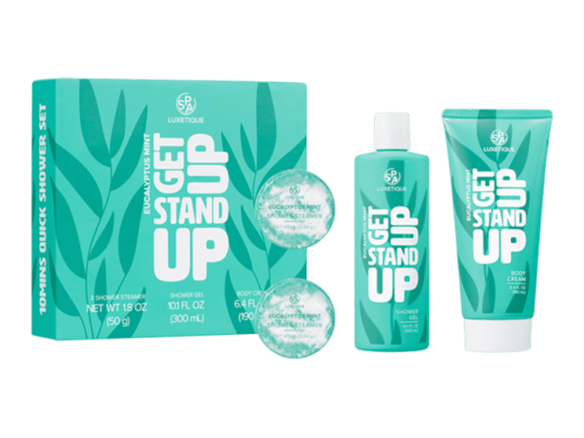 Free Eucalyptus Mint Shower Set