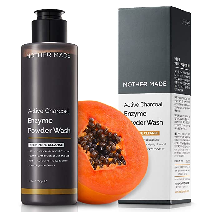 Free Mother Made Active Charcoal Enzyme Powder Wash