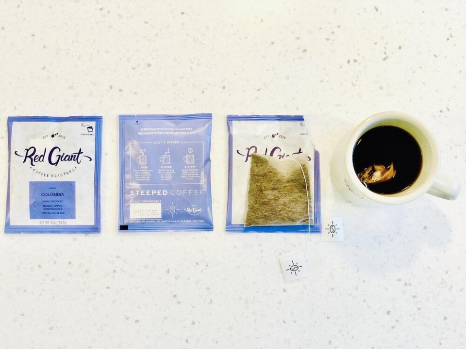 Free Red Giant Steeped Coffee Bags