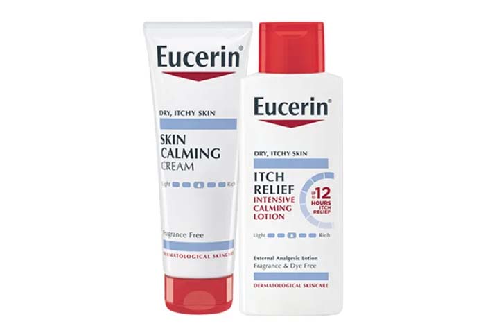 Free Eucerin Skin Calming Cream+Relief Lotion