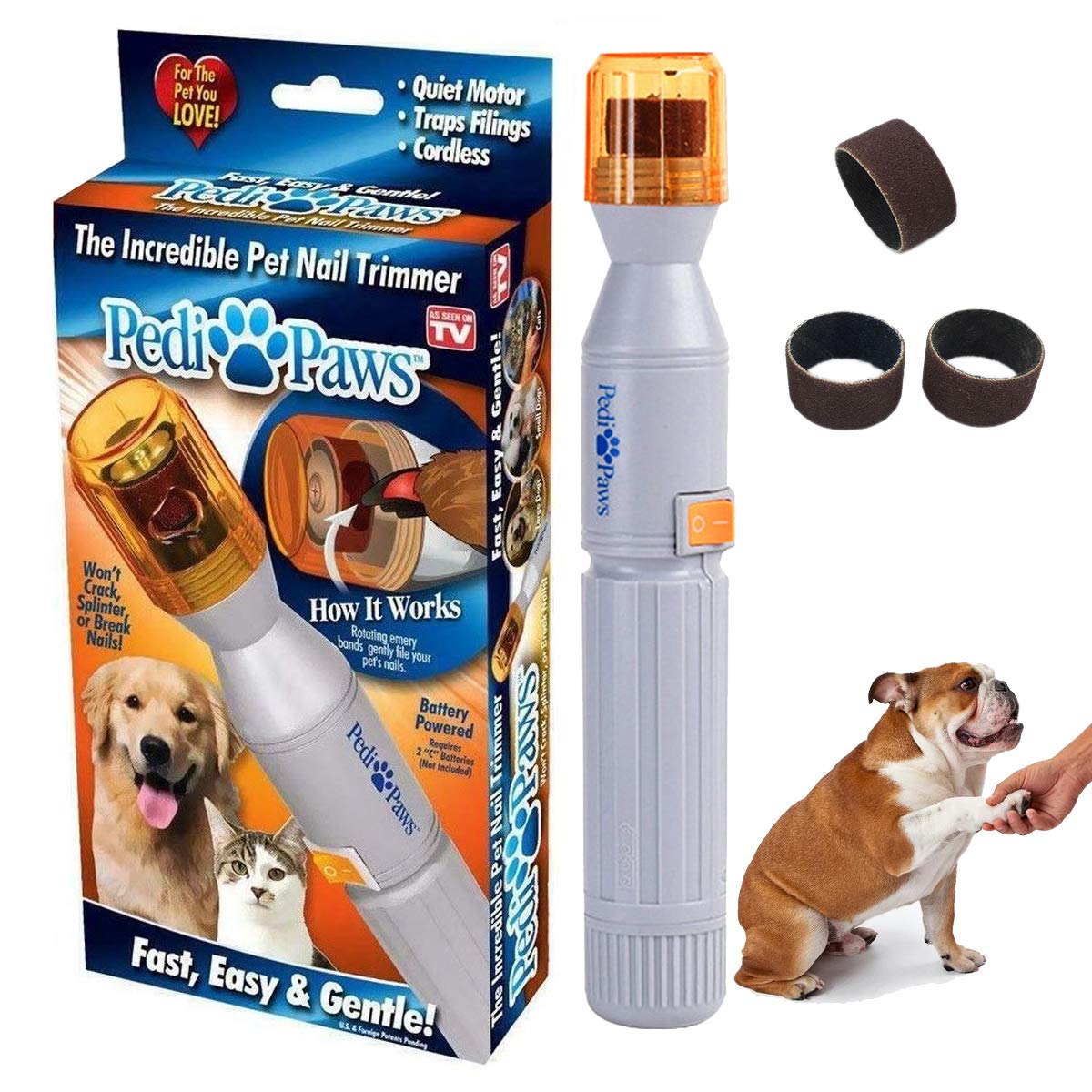 Free Dog / Cat Nail Trimmer Grooming Grinder From Pedi Paws
