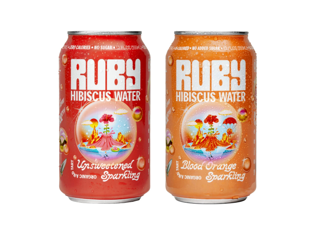 Free Ruby Hibiscus Organic Sparkling Water