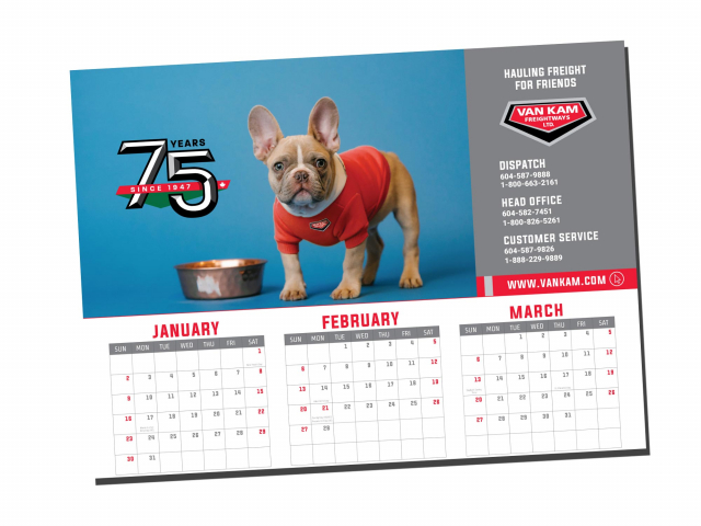 Free 2022 Calendar From Vankam
